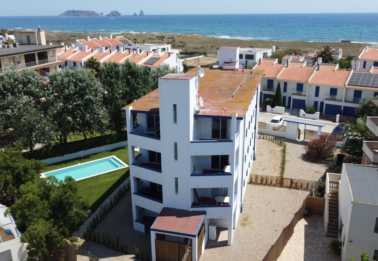 Ferienwohnung in Torroella de Montgri - 21C touristische Wohnung mit Meerblick und gemeinschaft Pool