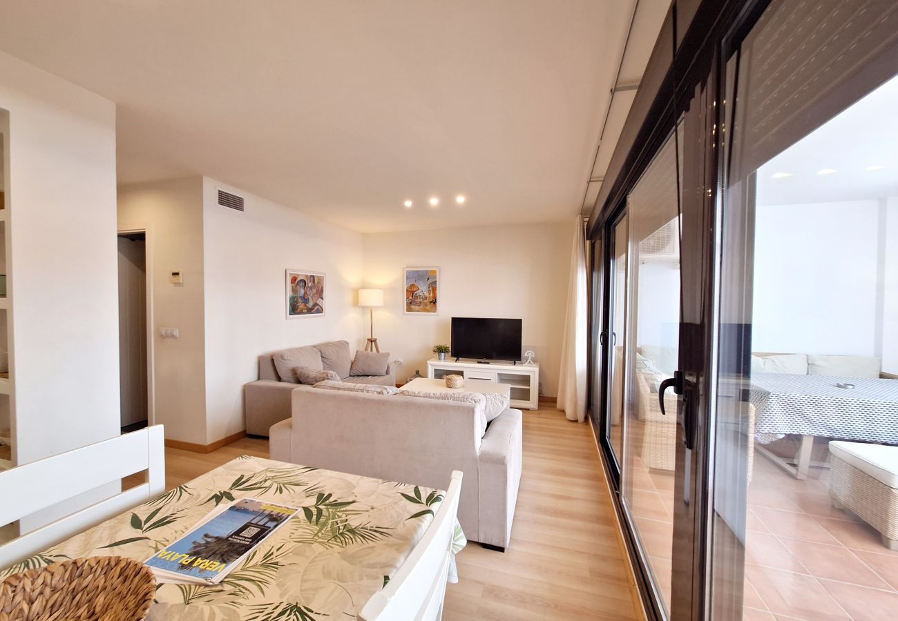 Ferienwohnung in Vera playa - Alborada Bajo - 150m Strand, WiFi