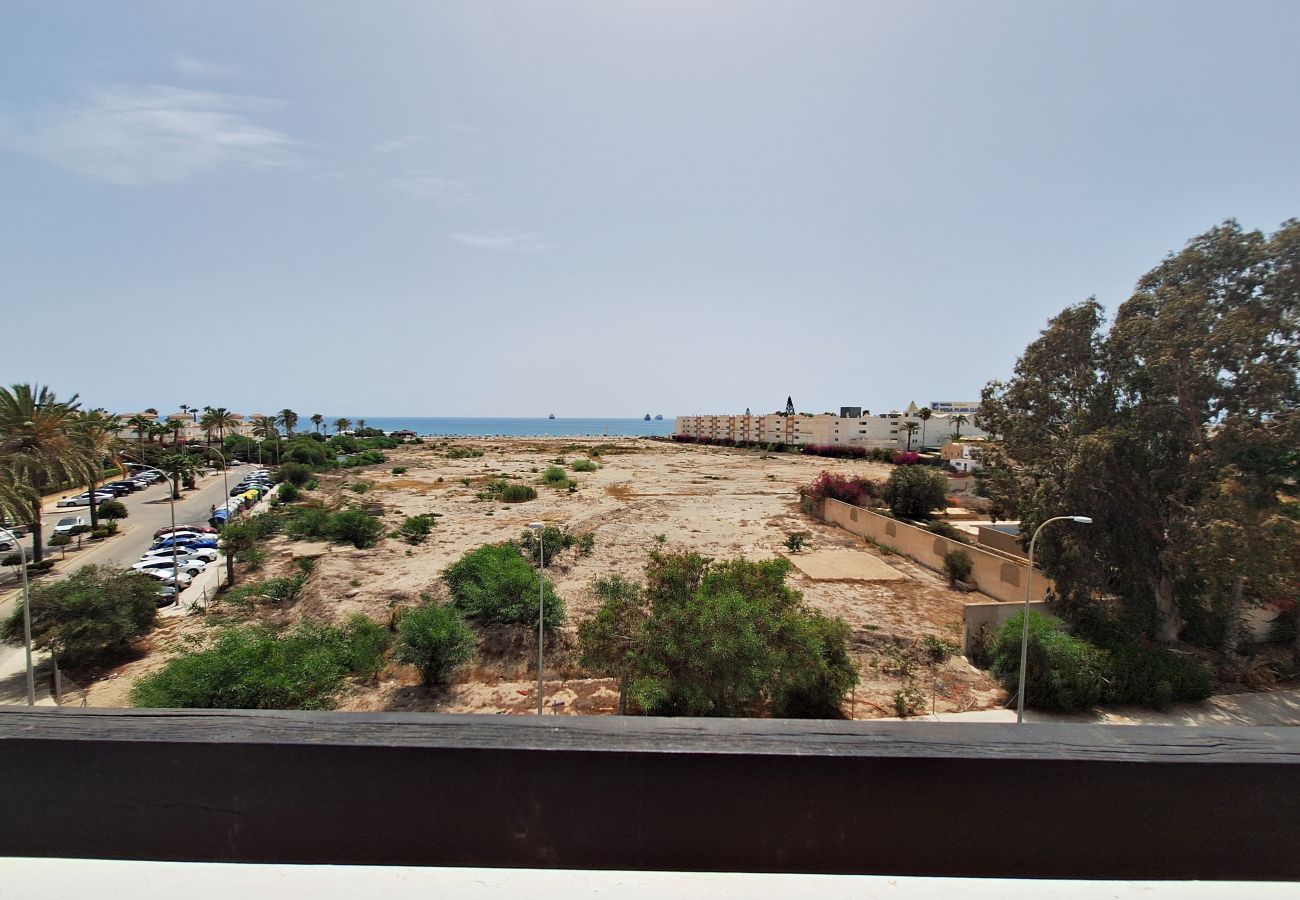 Ferienwohnung in Vera playa - Alborada - Penthouse - 150M Strand, WiFi, Meerblick