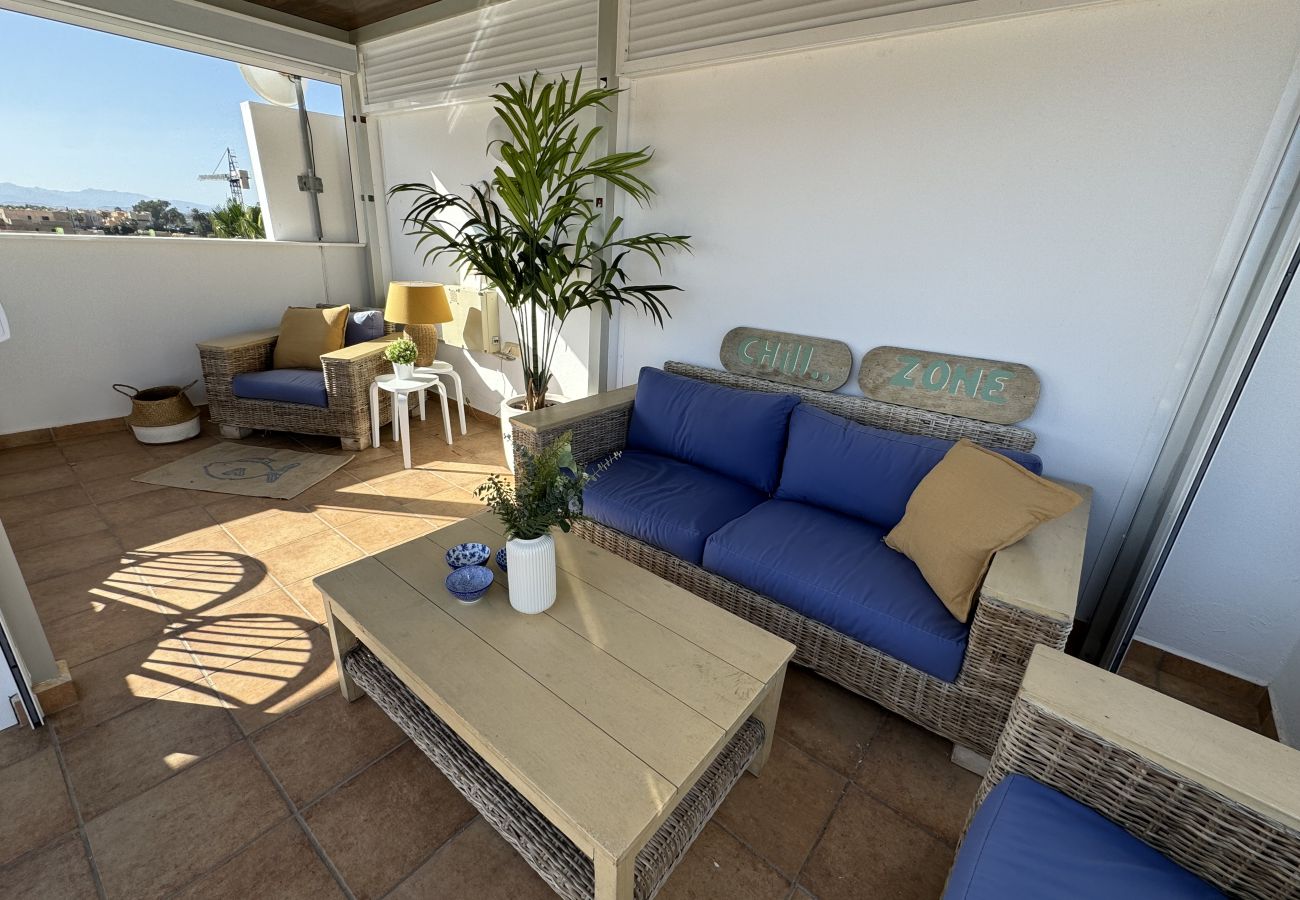 Ferienwohnung in Vera playa - Al 326 - Penthouse mit Meerblick