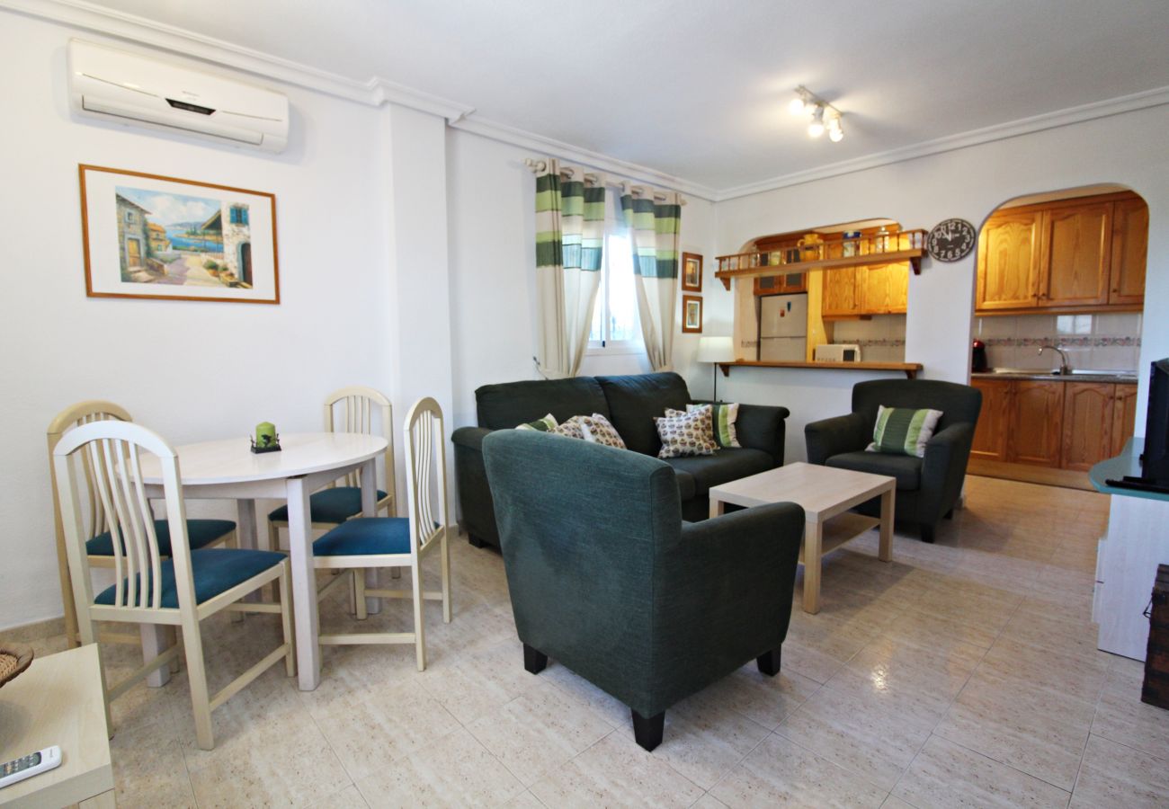 Ferienwohnung in Vera playa - Veramar 6 - Duplex mit WLAN und Privatgarten 