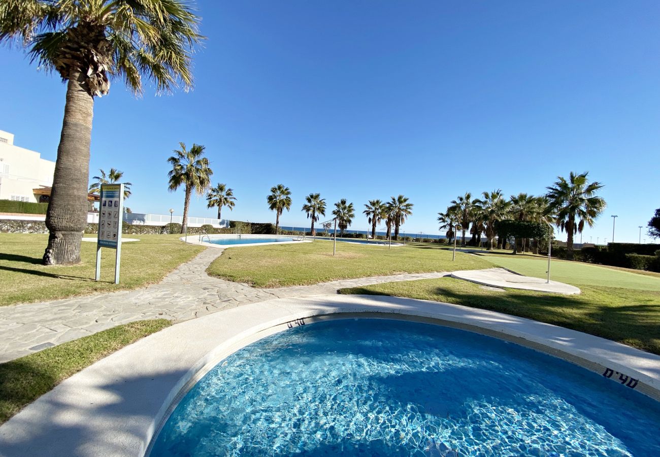 Stadthaus in Vera playa - Playa de Baria I - Am strand, mit privatem Garten & WiFi