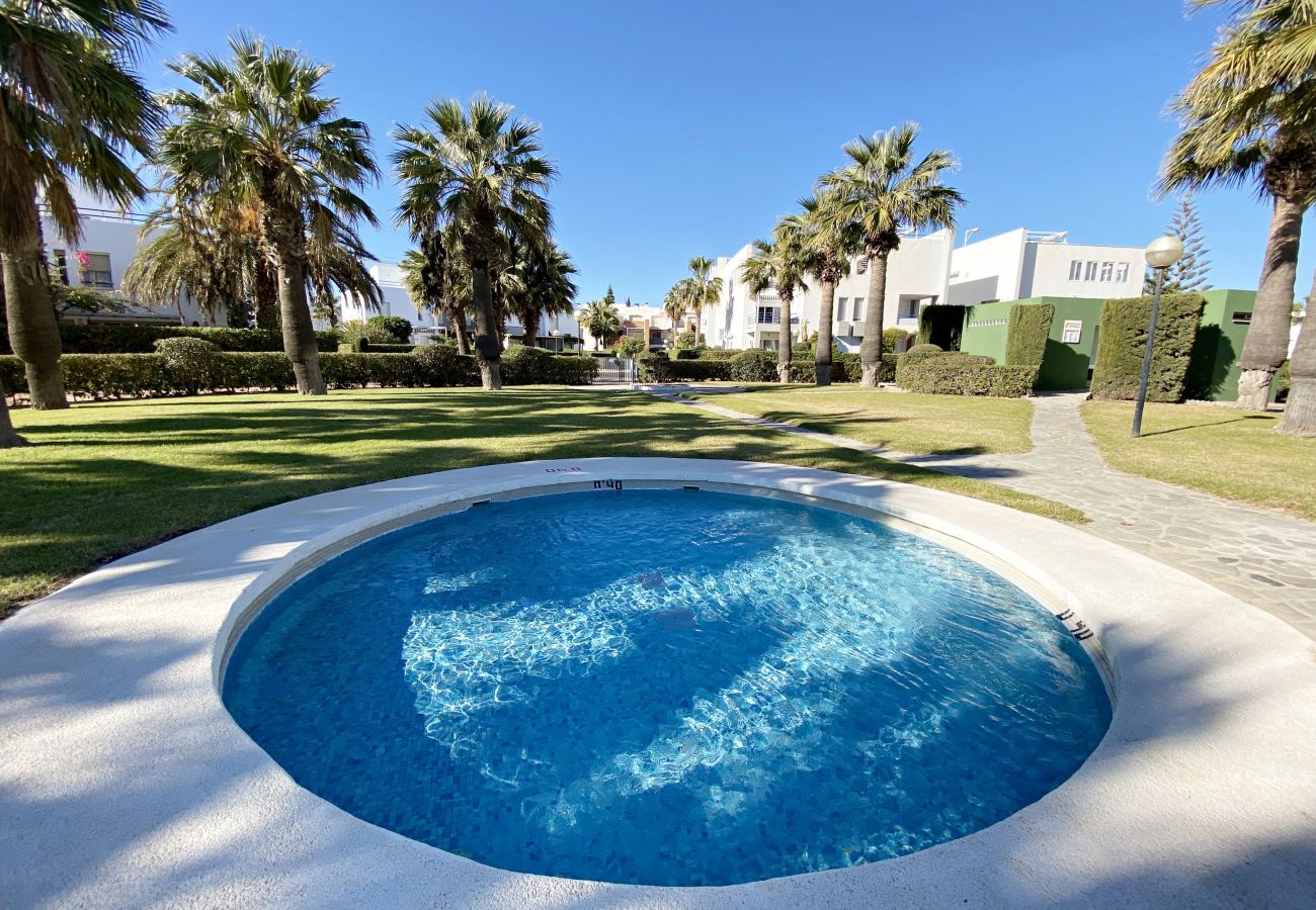 Stadthaus in Vera playa - Playa de Baria I - Am strand, mit privatem Garten & WiFi