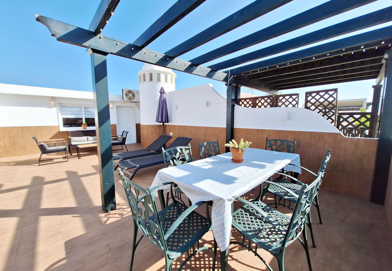 Ferienwohnung in Vera playa - FH - Penthouse mit Terrasse in der Nähe des Strandes El Playazo