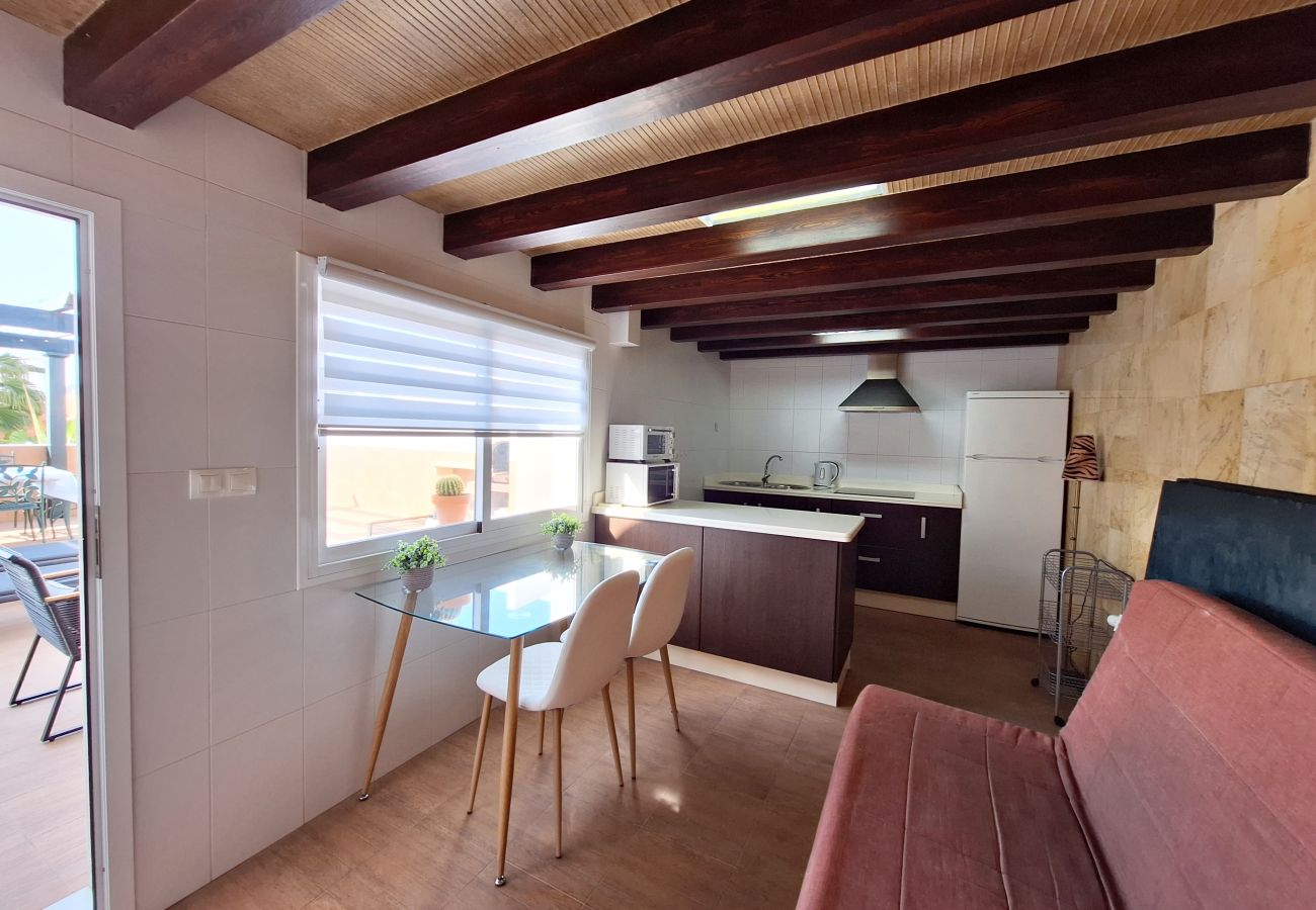 Ferienwohnung in Vera playa - FH - Penthouse mit Terrasse in der Nähe des Strandes El Playazo