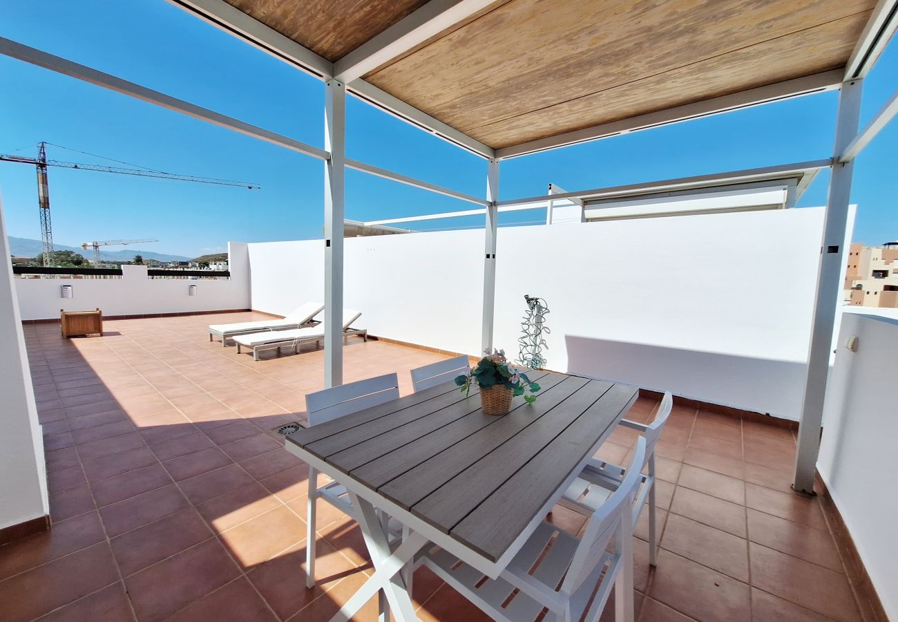 Ferienwohnung in Vera playa - Alborada - Solarium, 150M Strand, WiFi