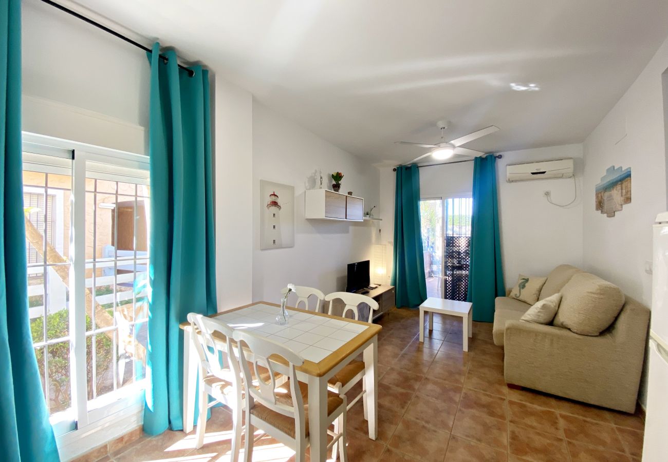 Ferienwohnung in Vera playa - Playas del Sur Erdgeschoss - Terrasse, WLAN & Pool