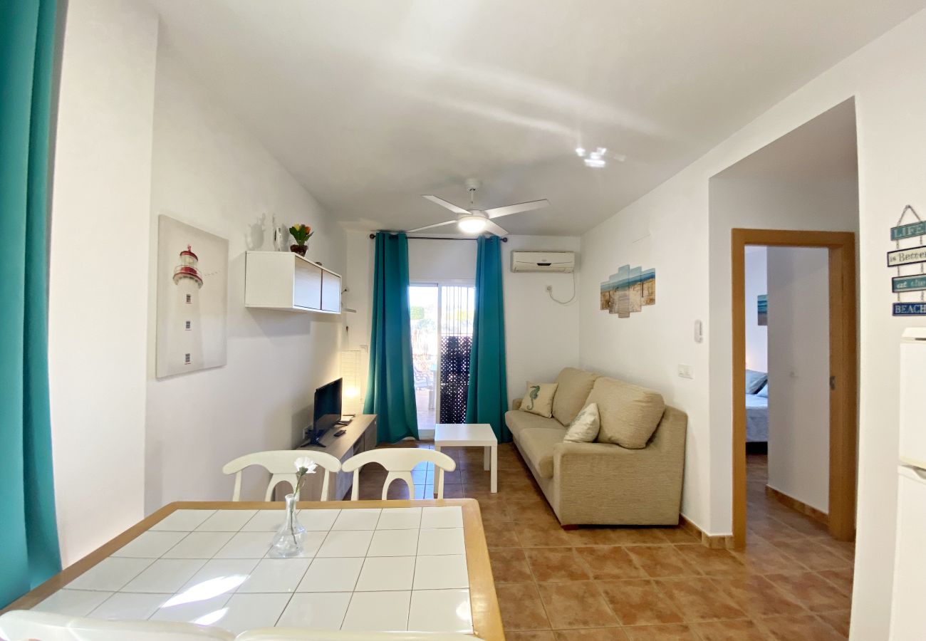 Ferienwohnung in Vera playa - Playas del Sur Erdgeschoss - Terrasse, WLAN & Pool