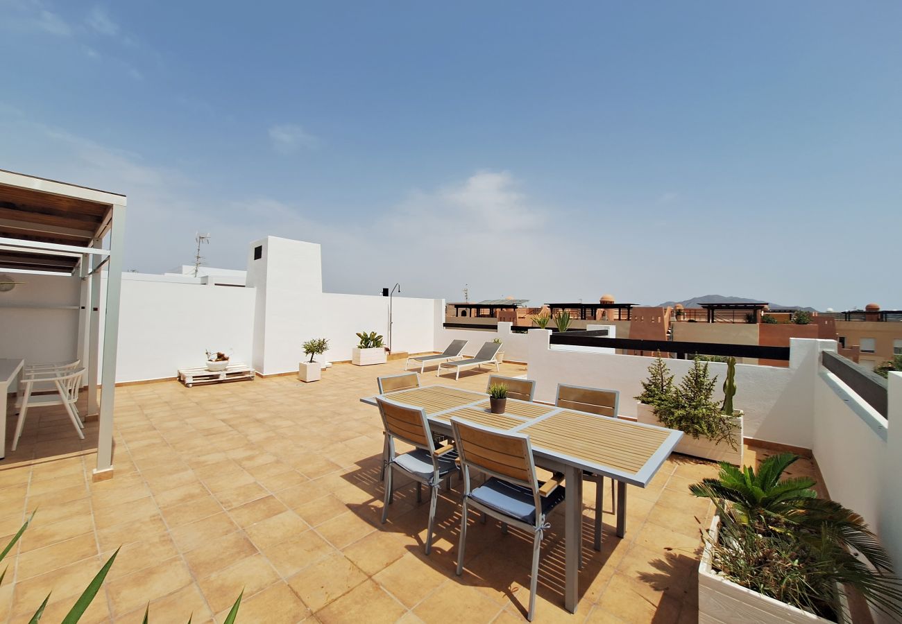 Appartement in Vera Playa - Alborada Penthouse - Strand 150m, WiFi, zeezicht