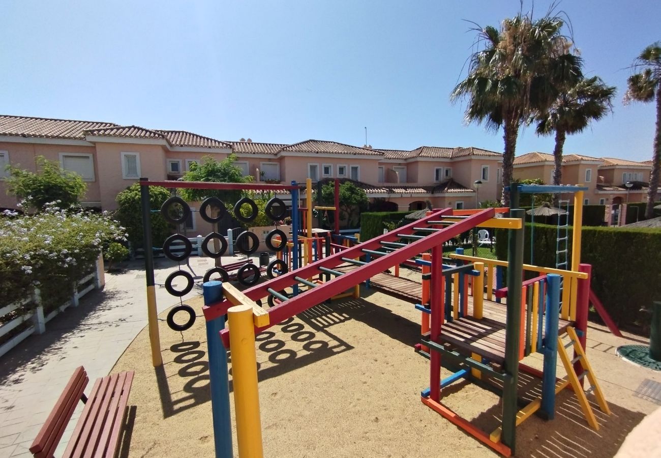 Appartement in Vera Playa - Playas del Sur begane grond - Terras, WiFi & zwembad