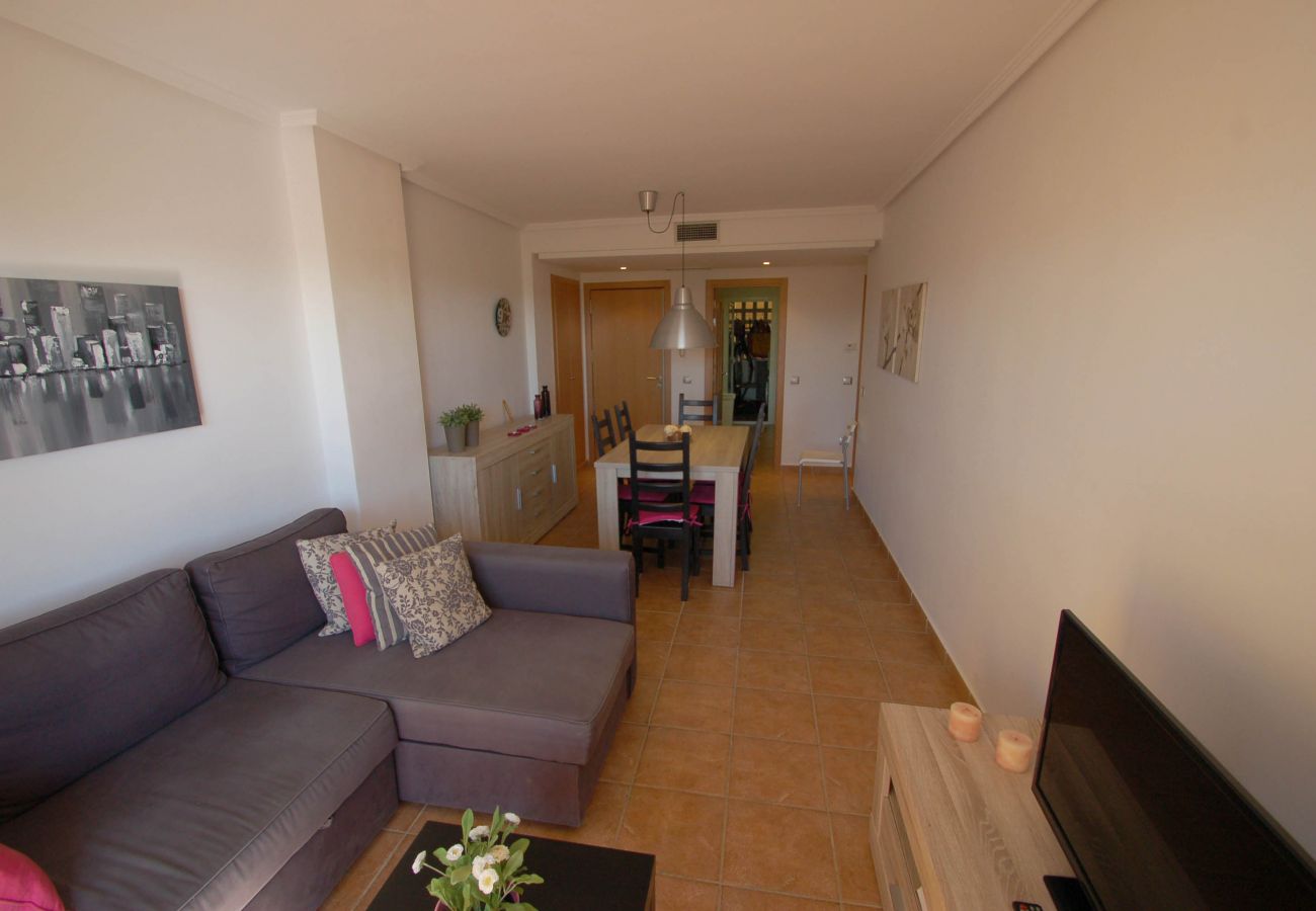 Apartamento en Vera playa - Lomas del Mar 5 - WiFi, jardín privado, piscina climatizada