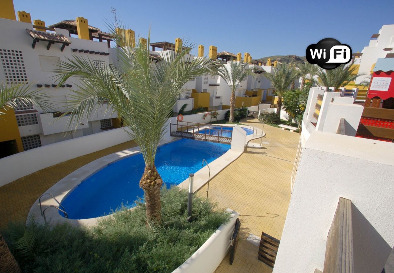 Apartamento en Vera playa - Lomas del Mar 5 - WiFi, jardín privado, piscina climatizada