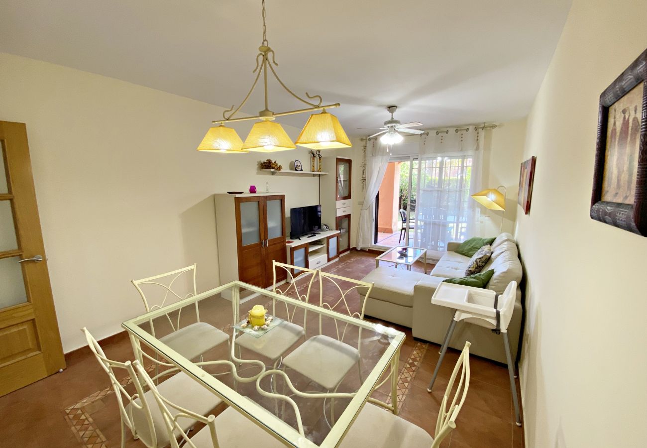 Apartamento en Vera playa - Verazul Bajo - WiFi, jardín privado & piscina comunitaria