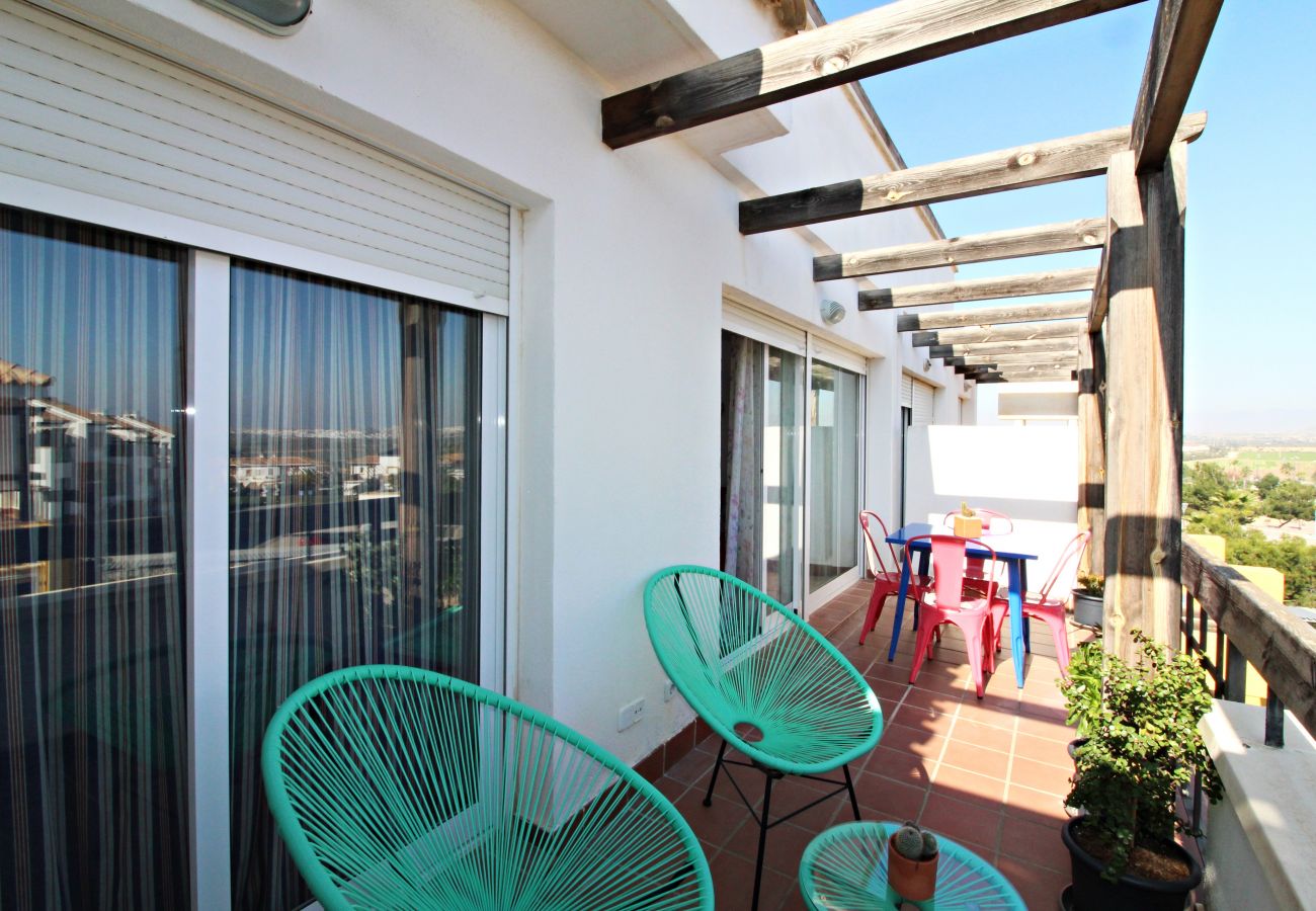 Appartement à Vera playa - Lomas del Mar 2 Penthouse - WiFi & terrasse-solarium