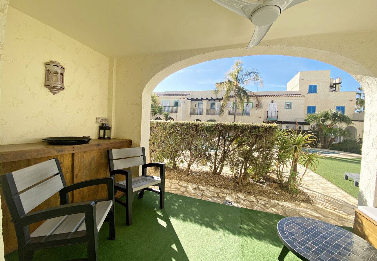 Townhouse in Vera playa - Las Casitas - WiFi, 150m beach, sea views