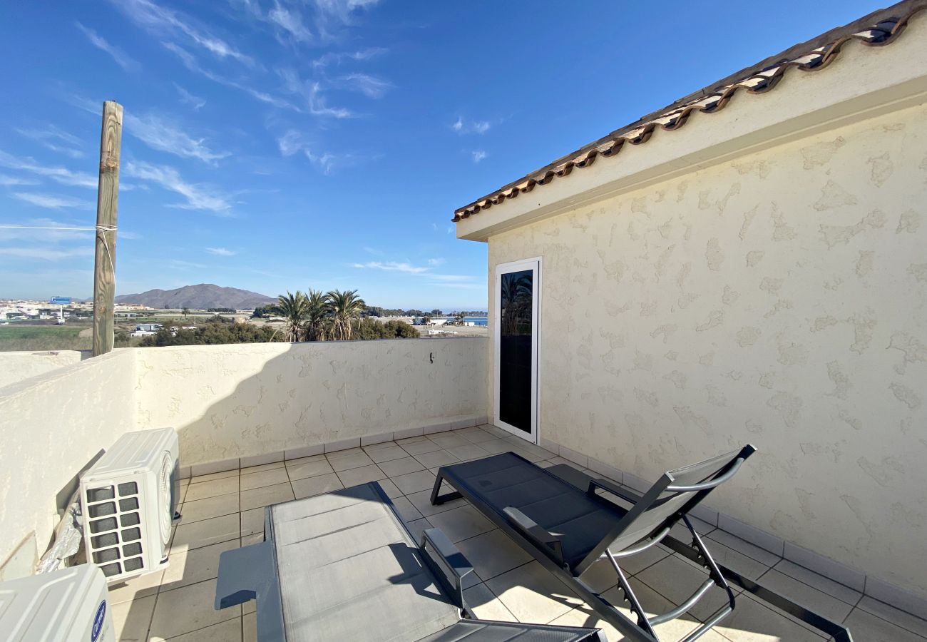 Townhouse in Vera playa - Las Casitas - WiFi, 150m beach, sea views