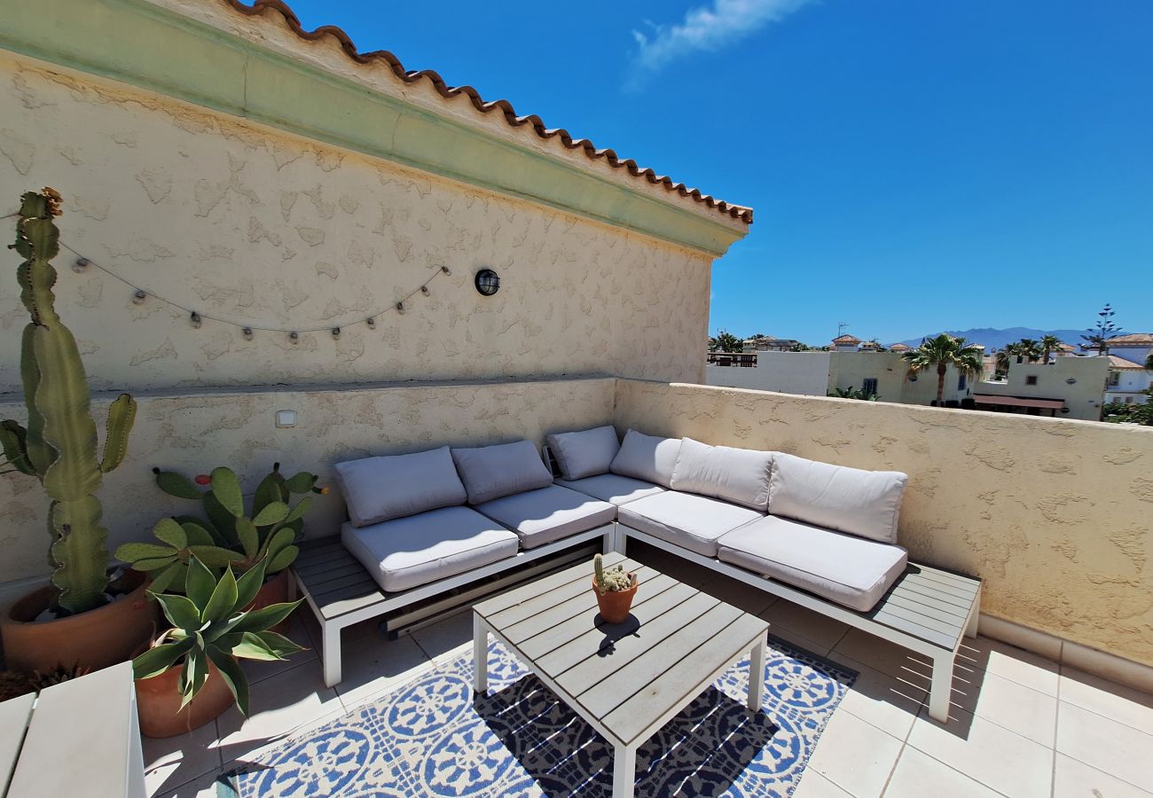 Townhouse in Vera playa - Las Casitas IV - 150m beach, solarium & WiFi